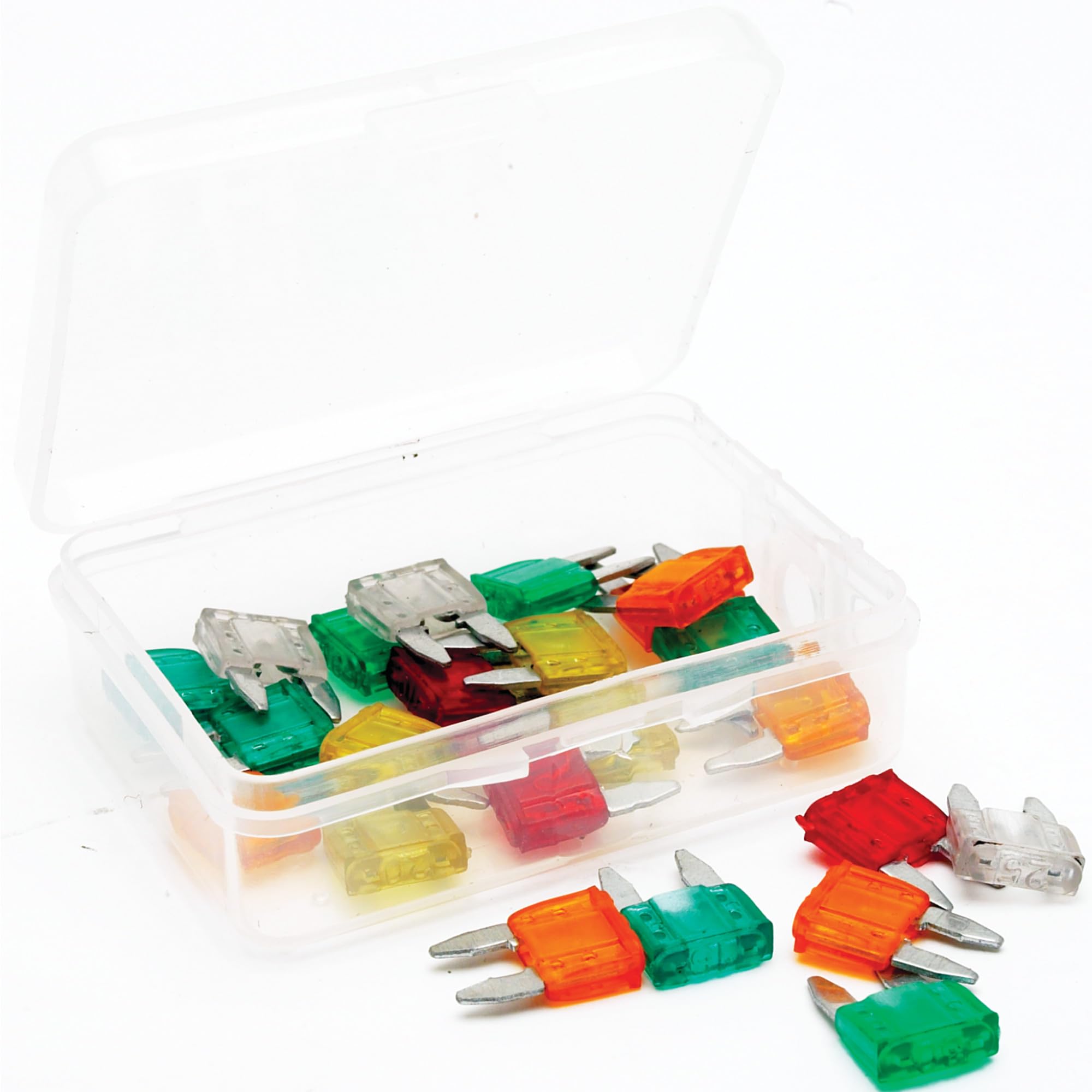 Assorted Blade Fuse Set Performance Tool 1150 with Handy Storage Case - Includes 20 Fuses Ranging from 5A to 30A