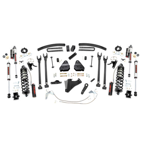 6" Rough Country Coilover Lift Kit for 08-10 Ford Super Duty | 4 Link - 58459