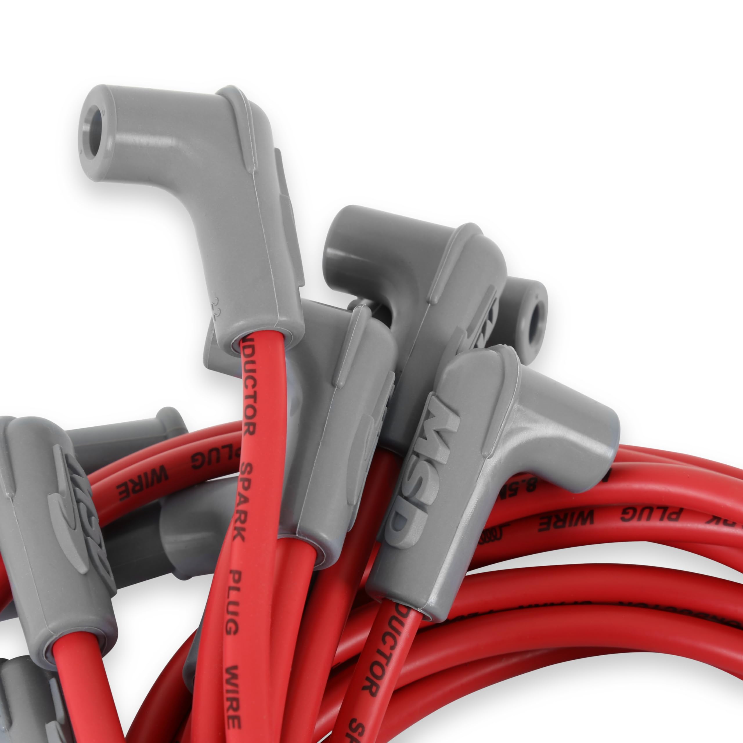 Super Conductor MSD 32079 Spark Plug Wire Set, Red