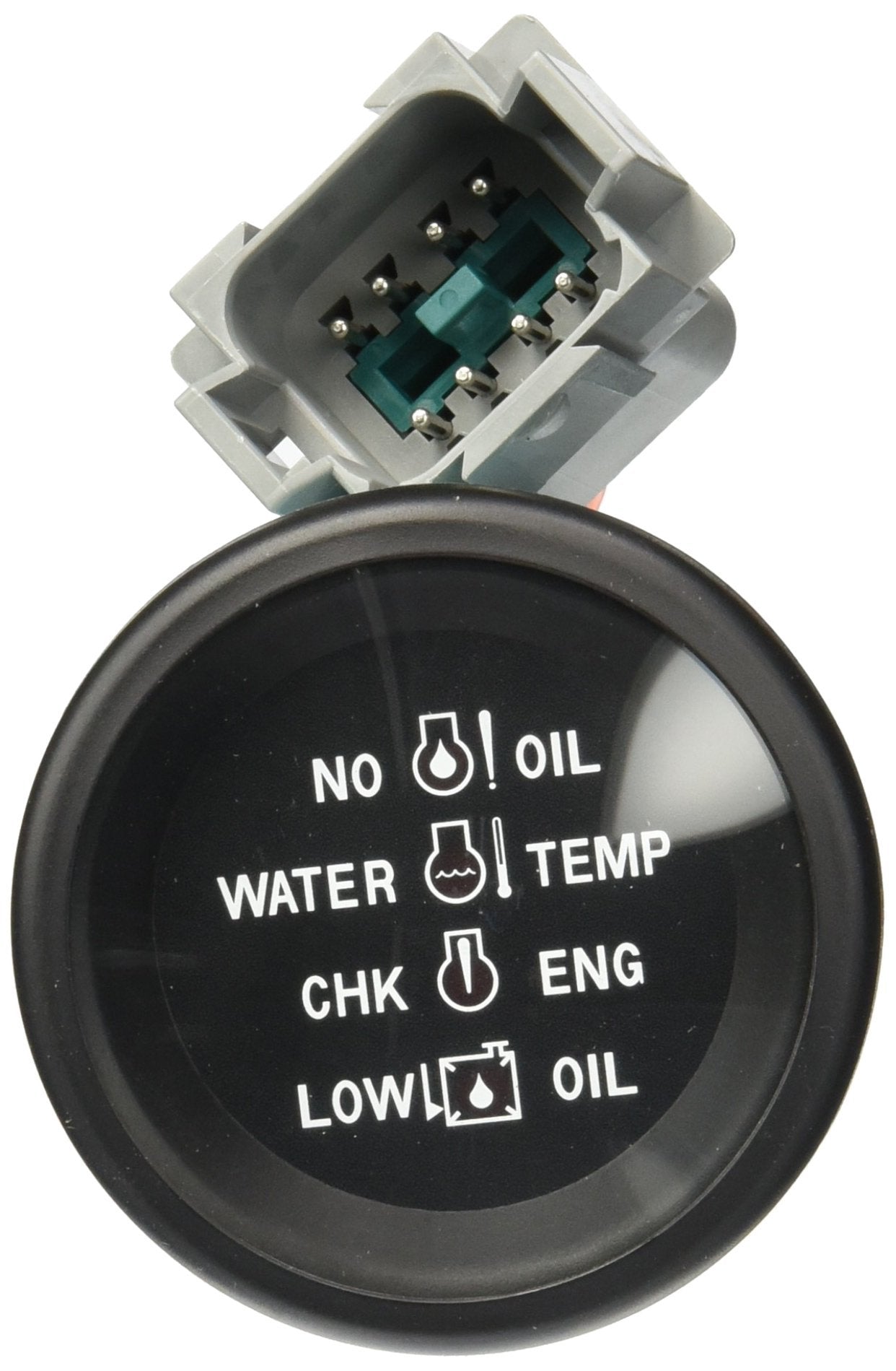 Amega Sierra International 65205P for Johnson/Evinrude Scratch Resistant Domed Systems Check Gauge, 2"