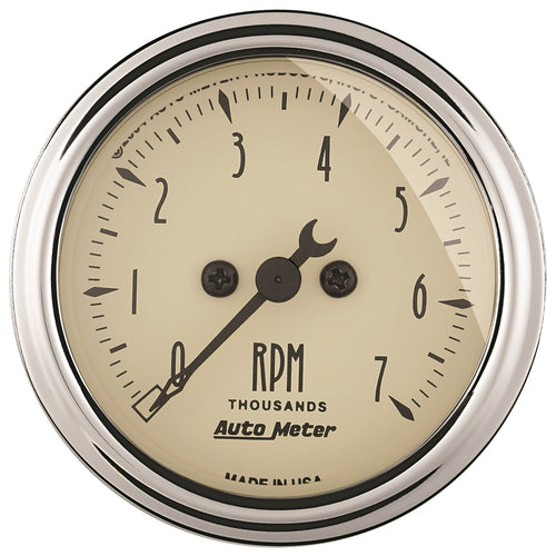 Electric Tachometer Auto Meter 1897 Antique Beige