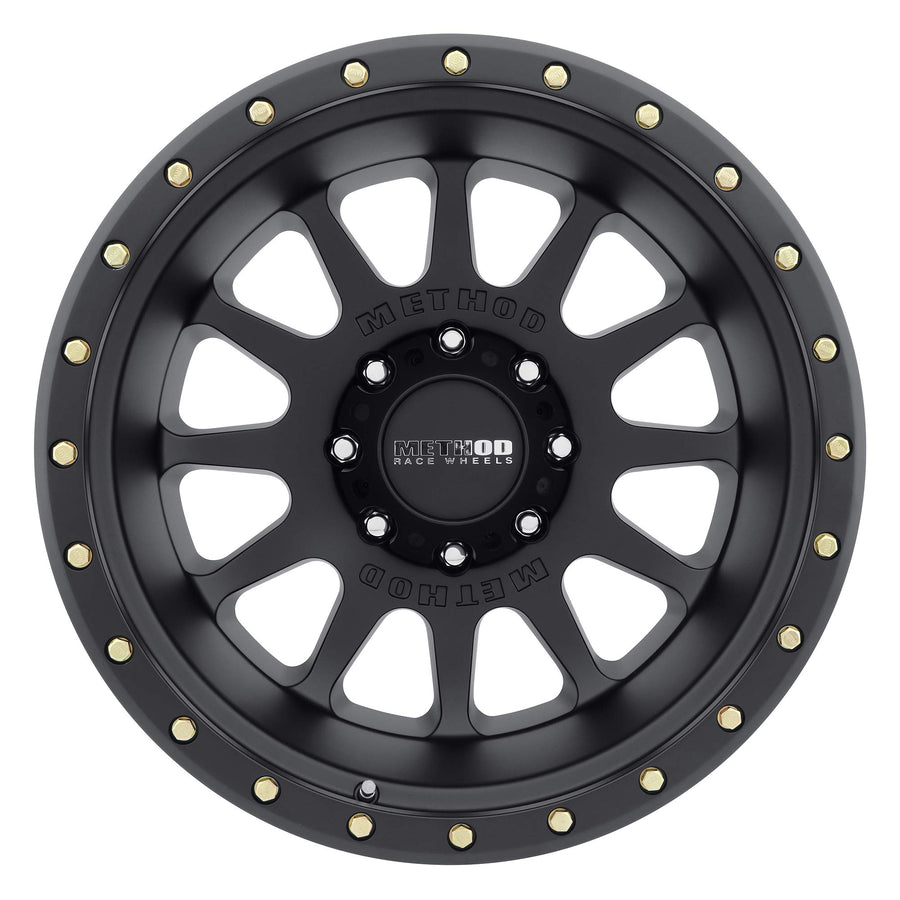 605 Method Race Wheels Matte Black 20x10" 8x180", 24mm offset 4.55" Backspace, MR60521088524N