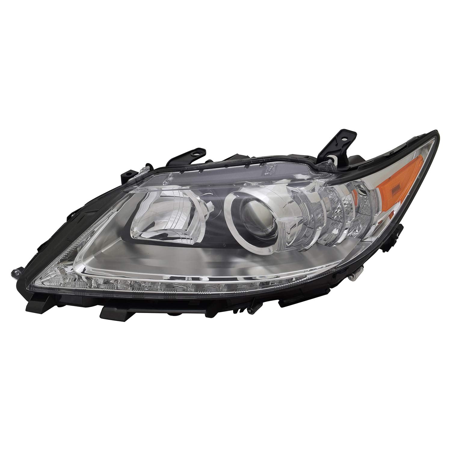 Left TYC Headlight Assembly Compatible with 2013-2015 Lexus ES350