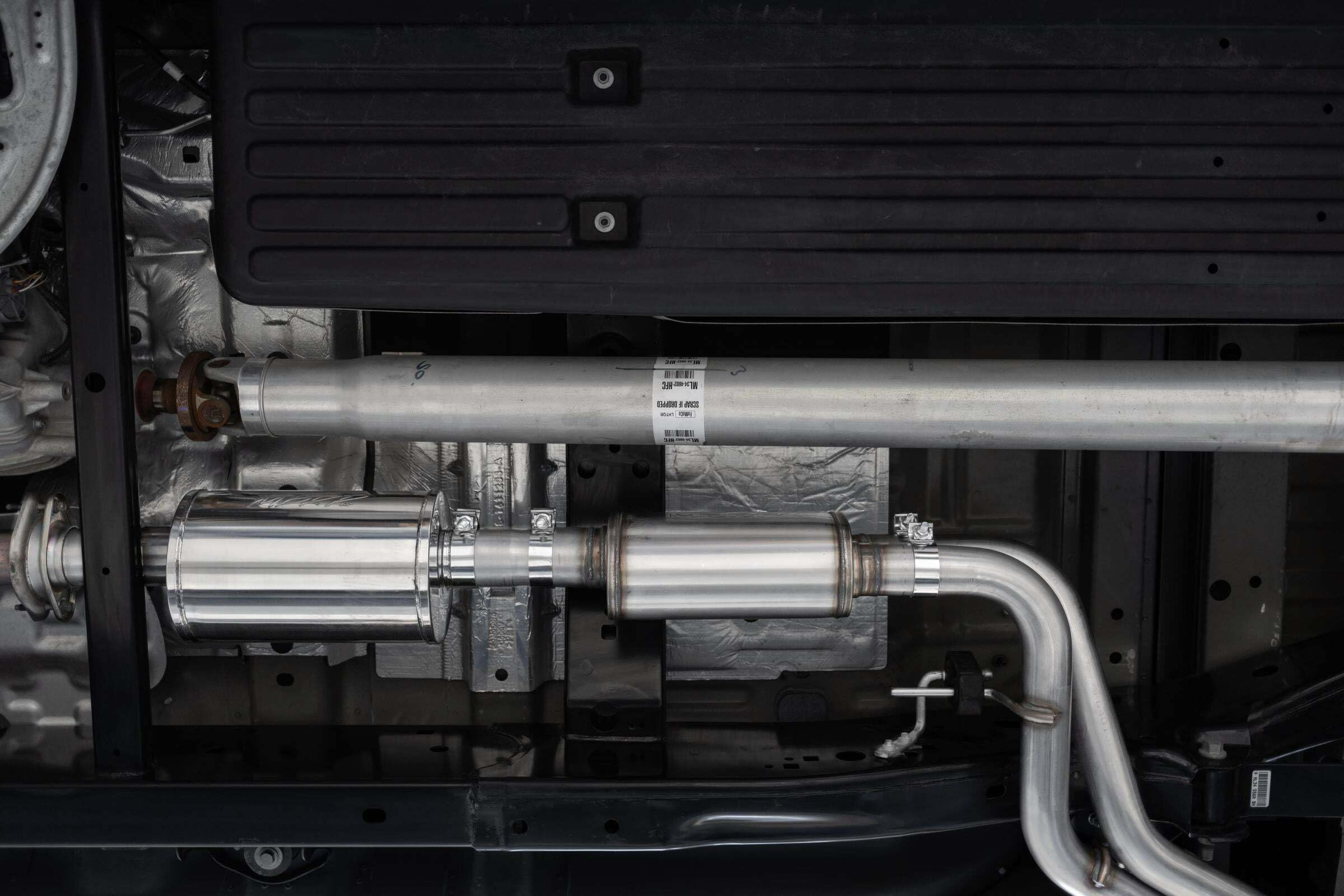 Ford F150 MBRP 2021+ Aluminized Dual Pre-Axle (Street Profile) 2.5in OD Tips 3in Cat Back Exhaust