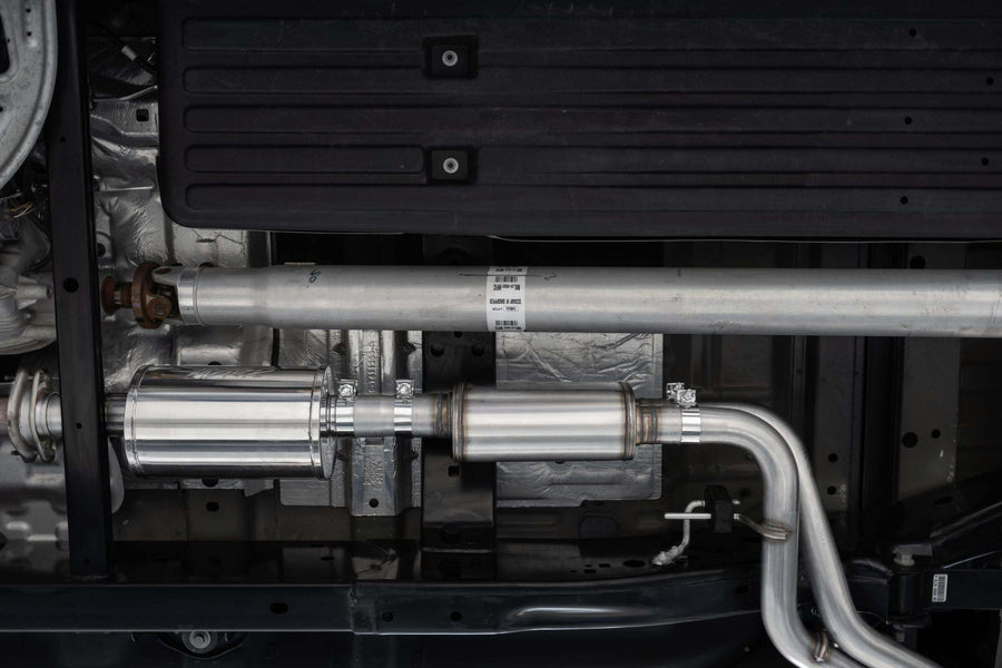 Ford F150 MBRP 2021+ Aluminized Dual Pre-Axle (Street Profile) 2.5in OD Tips 3in Cat Back Exhaust