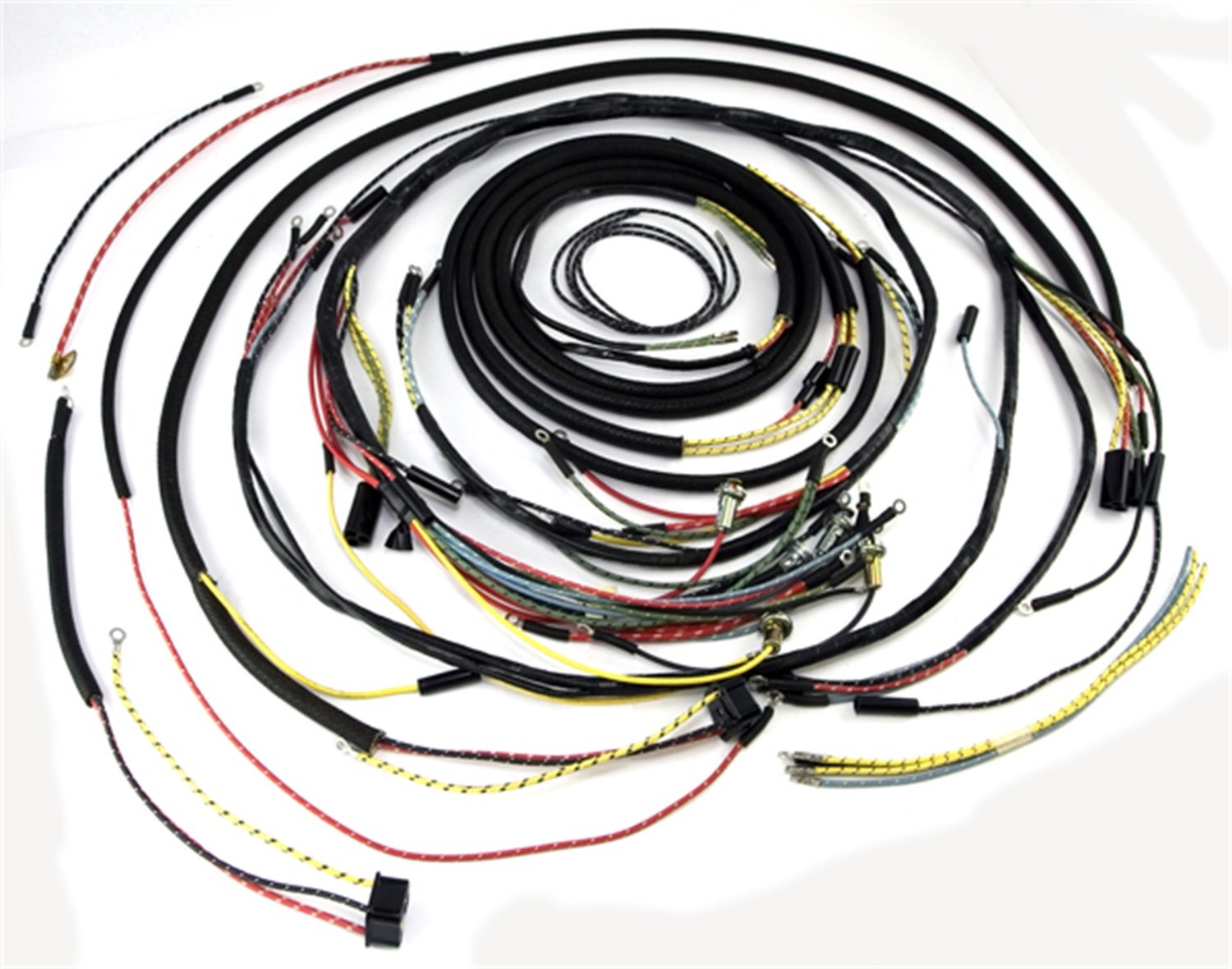 17201.09 | Omix-Ada | Engine Wiring Harness, Cloth Cover | OE Reference: 907232 | Fits 1955-1956 Jeep CJ5