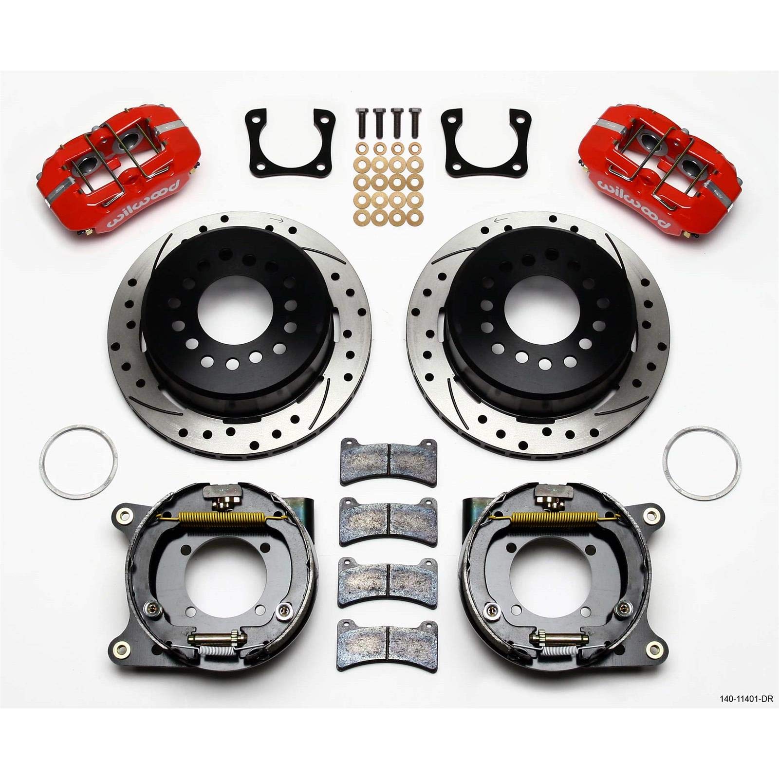 Wilwood Rear Disc Brake Kit w/Park Brake 12 Bolt Wilwood