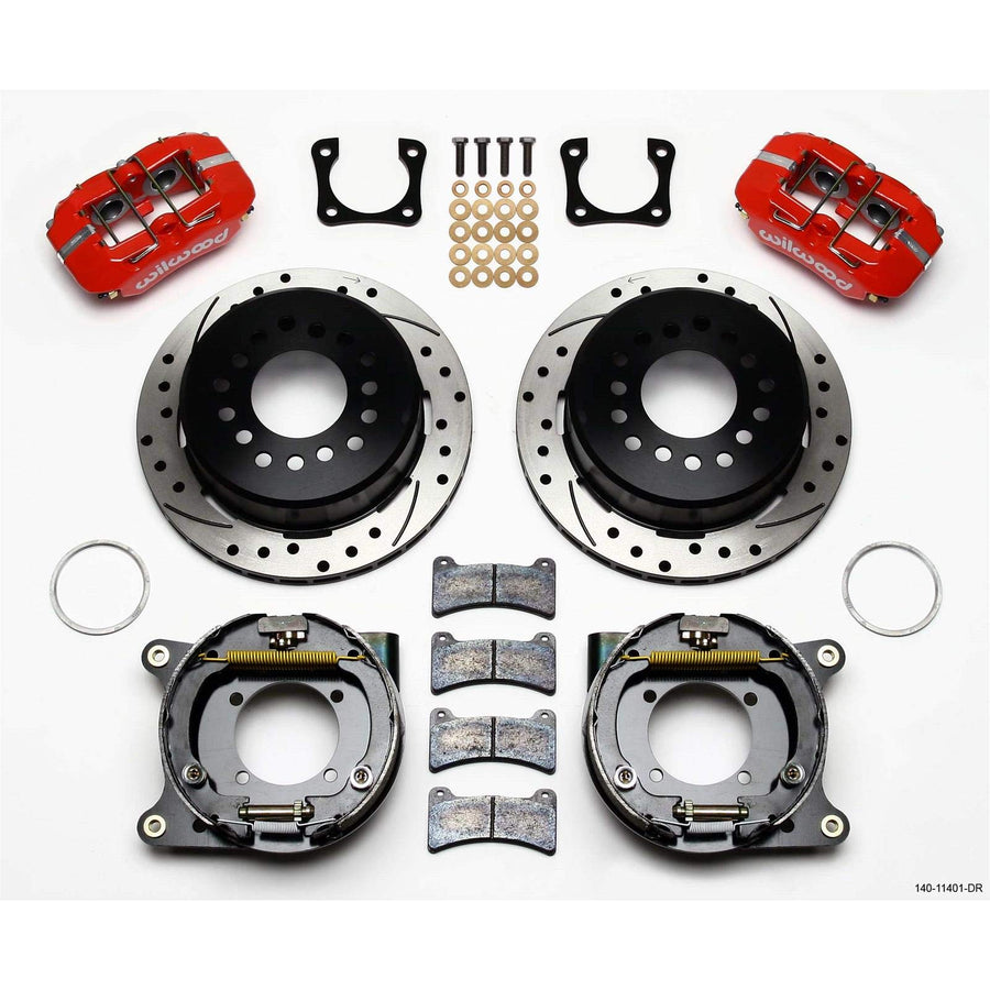 Wilwood Rear Disc Brake Kit w/Park Brake 12 Bolt Wilwood