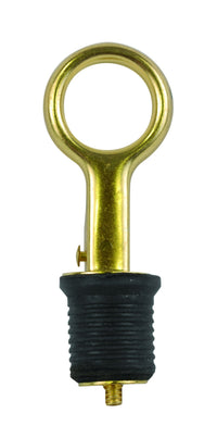Brass Plated Attwood 11586-4 Snap-Handle 1-inch Drain Plug