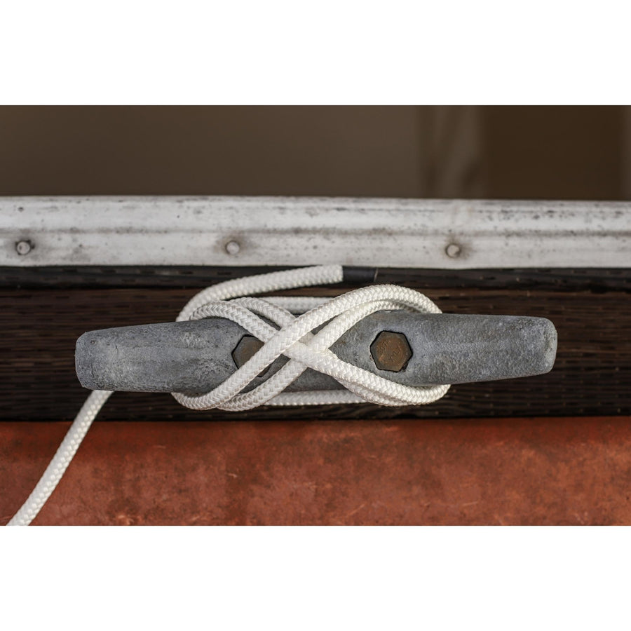CMP Cordage Dock Line CDL3815WH, 3/8" Diameter - 15' Length, Double Braid, White