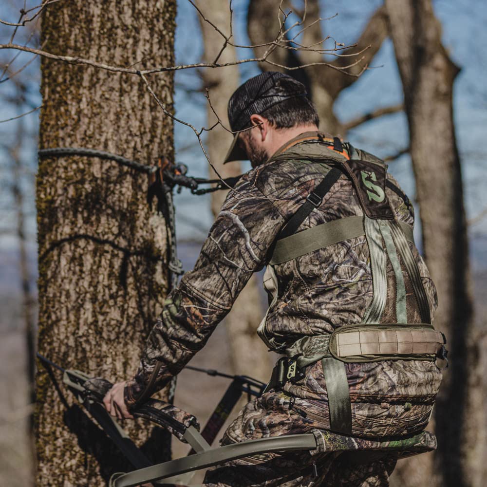 Men's Summit Treestands Pro Safety Harness, Medium, Black (SU83081)