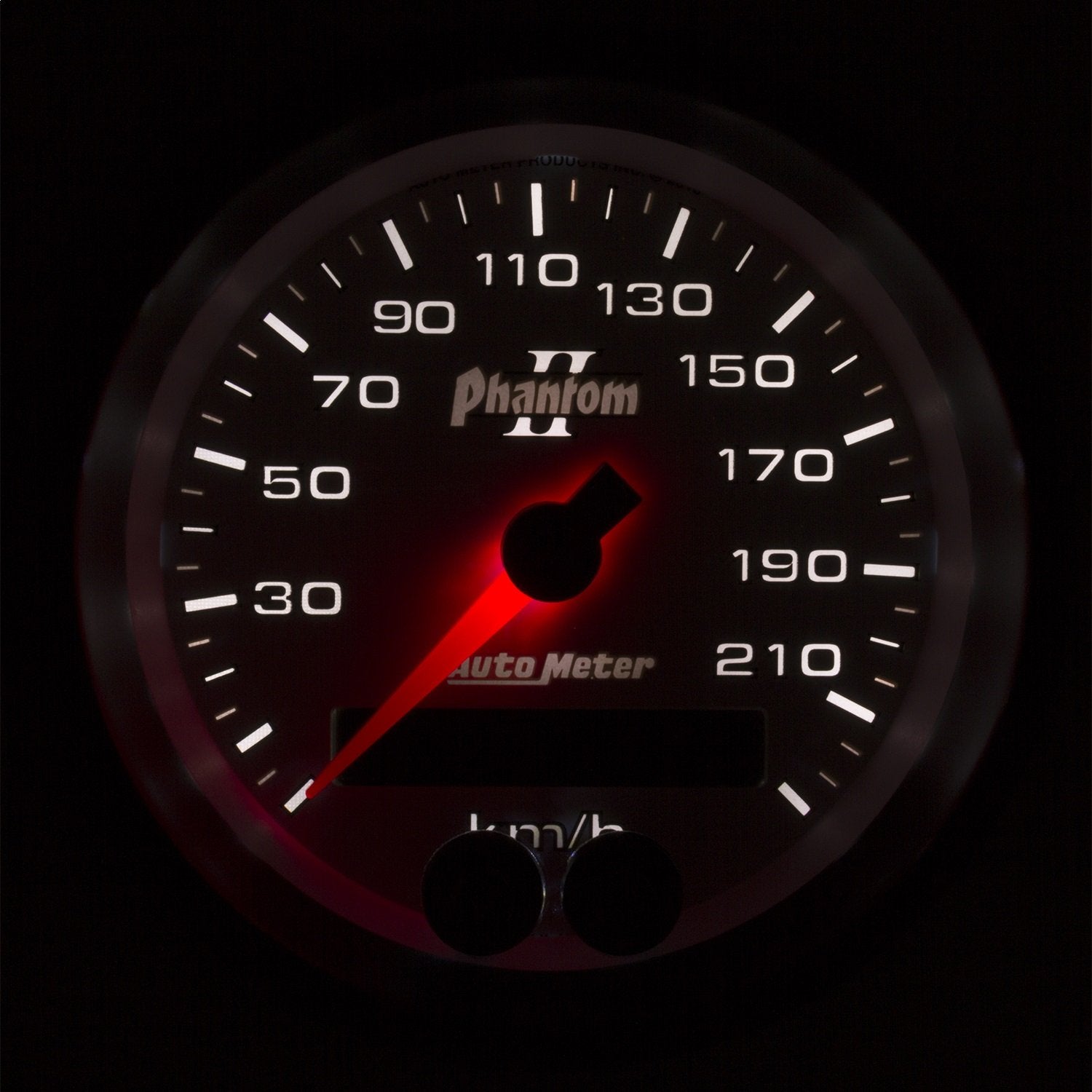 Speedometer Auto Meter 7580-M Gauge, 3 3/8", 225Km/H, GPS, Phantom Ii