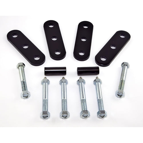 Suspension Leaf Spring Shackle Kit, Greaseable | Rugged Ridge | 18265.02 | Fits 1955-1975 Jeep CJ