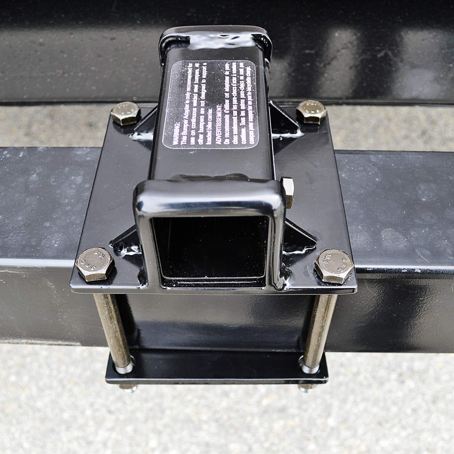 BUMPER ADAPTER Swagman RV, Black, 2-Inch