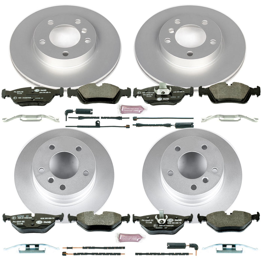 Power Stop ESK4371 Euro-Stop Brake Kit Front & Rear For BMW Z4 2003-2005 [Model Specific]