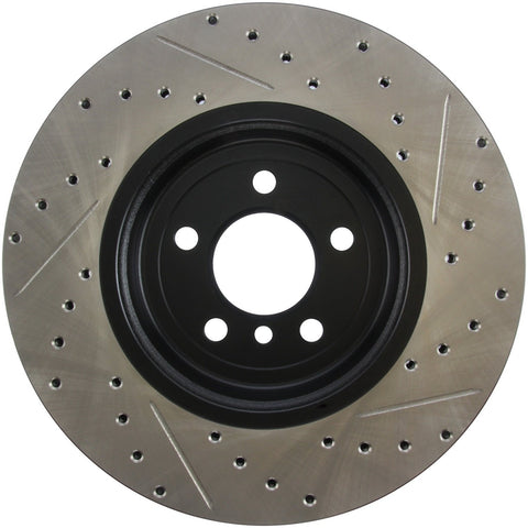 Sport Drilled/Slotted Brake Rotor StopTech 127.34124R (Front Right), 1 Pack