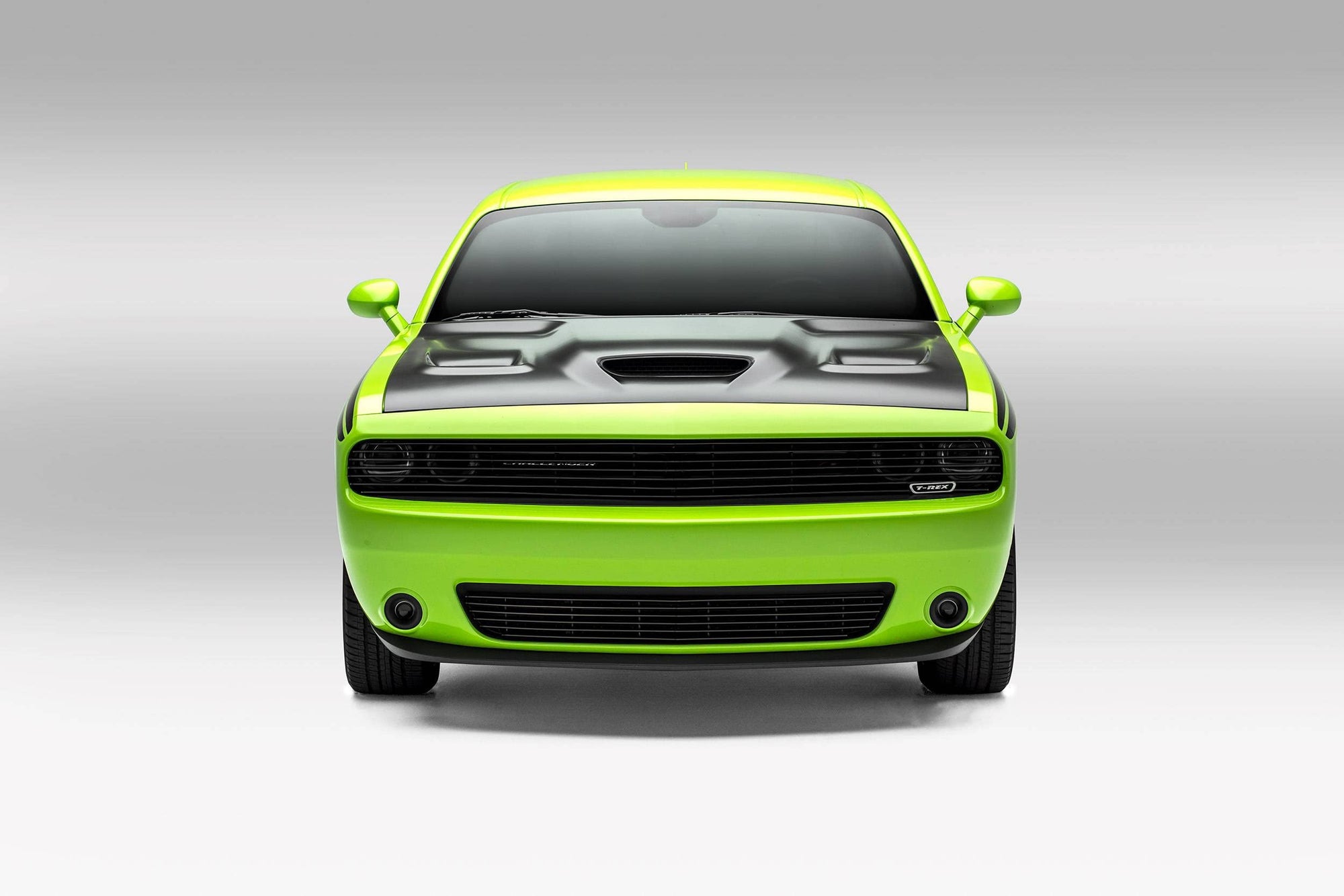 2015-2022 Challenger T-Rex Grilles Laser Billet Phantom Grille, Black, 1 Pc, Overlay - PN #6214191