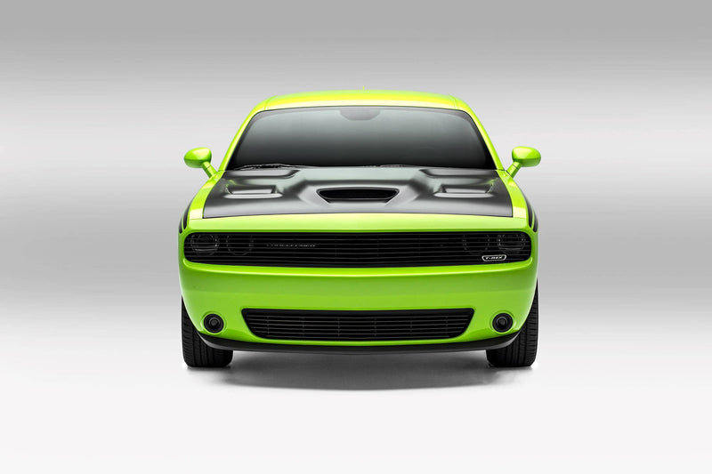 2015-2022 Challenger T-Rex Grilles Laser Billet Phantom Grille, Black, 1 Pc, Overlay - PN #6214191