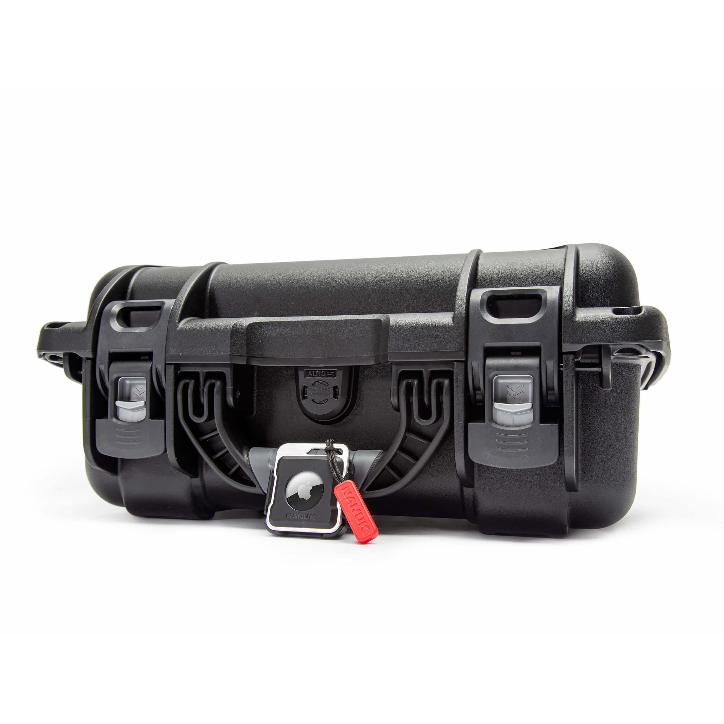 Airtag Holder Durable and Secure Nanuk, Attachable to Protective Cases, Backpacks, Luggage, Drones, Cameras, Keys, Electronics, Bikes, and Athletic Equipment (4 Mounting Options, Airtag Not Included)