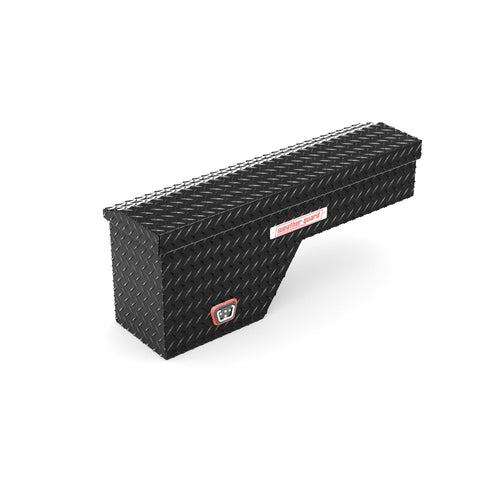 172-5-04 Weather Guard Aluminum Wheel Well Truck Tool Box, Driver Side, 3.4 cu ft Storage Capacity (Gloss Black)