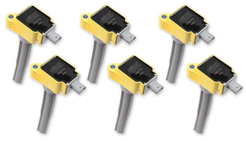 SuperCoil ACCEL 140773-6 Ignition Coil - Yellow - 6-Pack