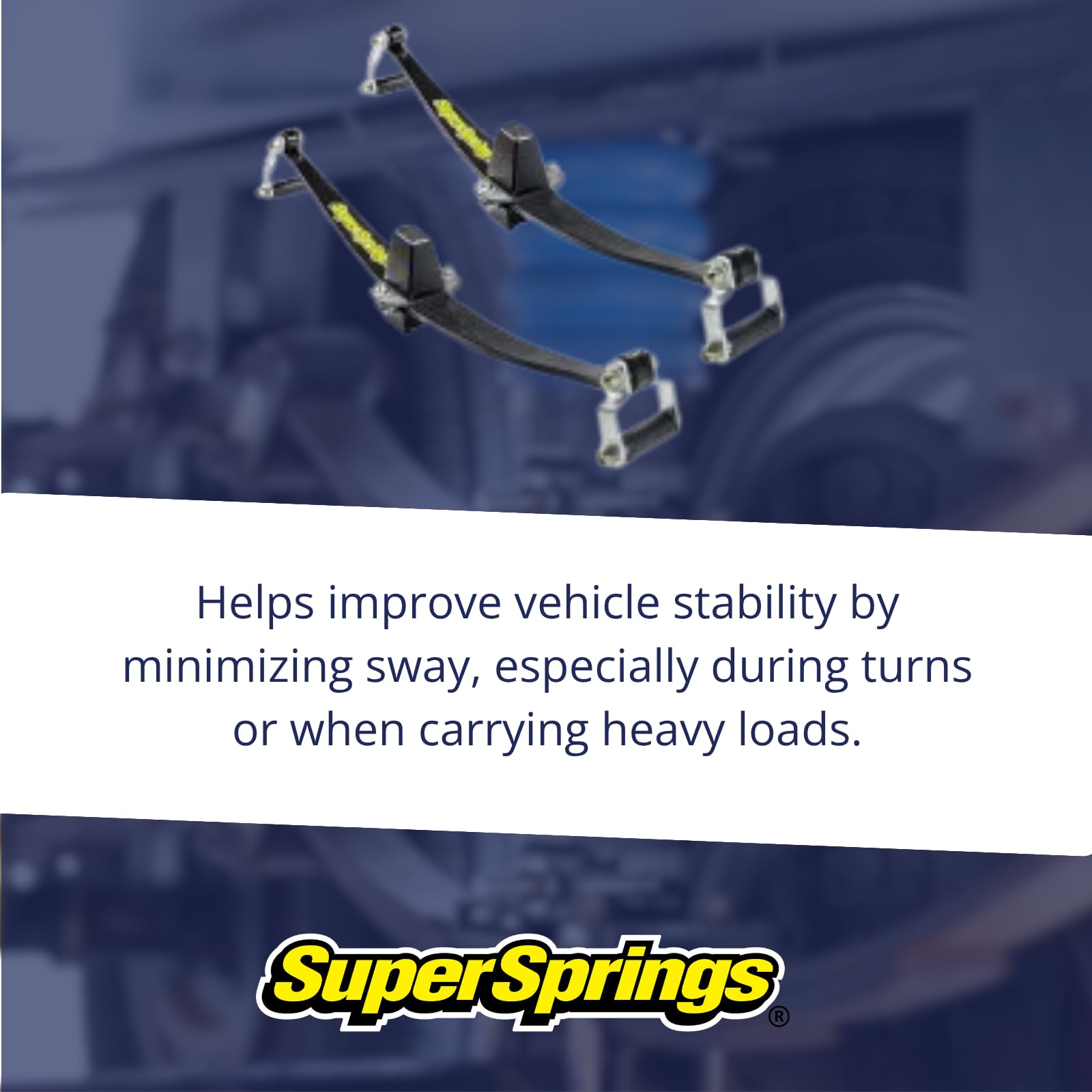 SuperSprings SSA27 for Toyota Tundra, black