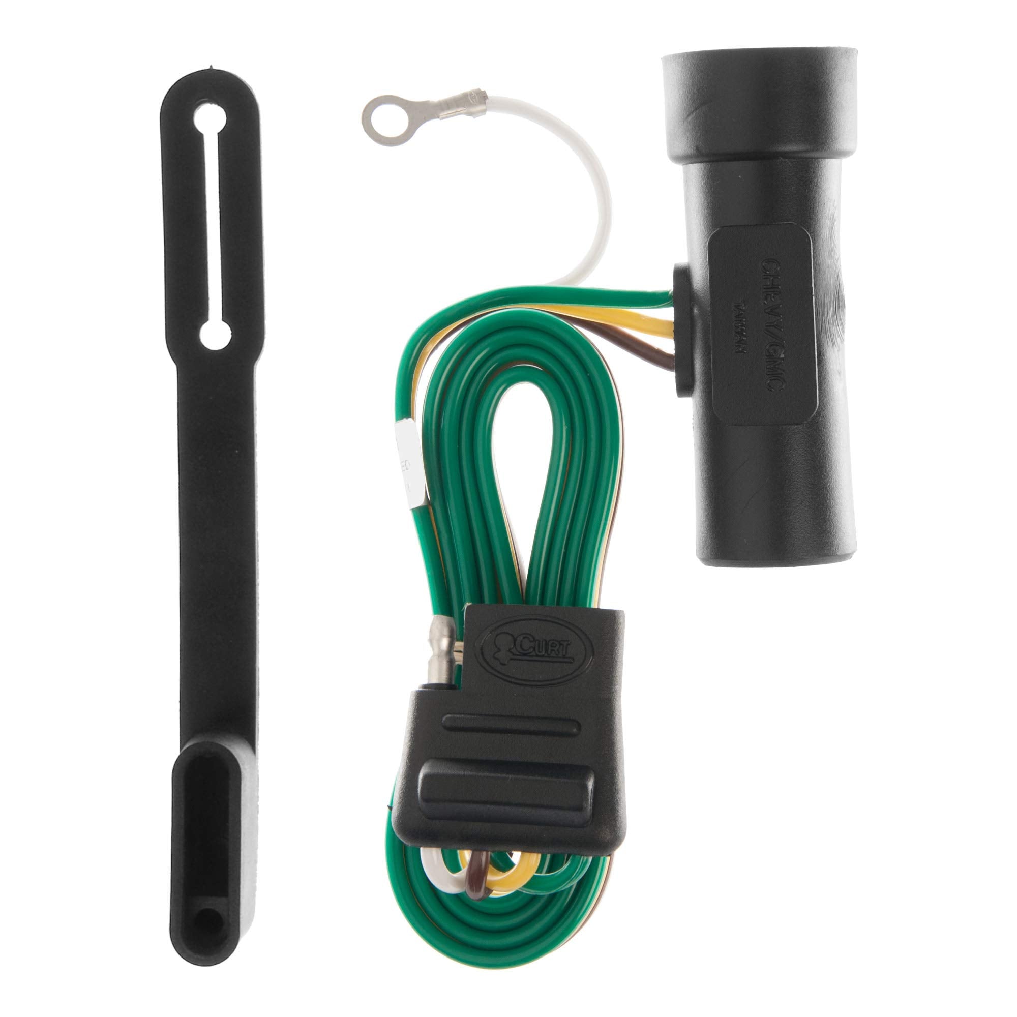 CURT 4-Pin Vehicle-Side Custom Trailer Wiring Harness, Fits Select Chevrolet, GMC C/K, Blazer, Suburban