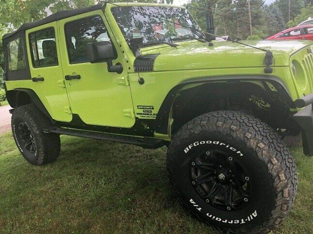 Jeep JK Fishbone Offroad Rocker Guards Scale Armor 07-18 Wrangler JK 2 Door