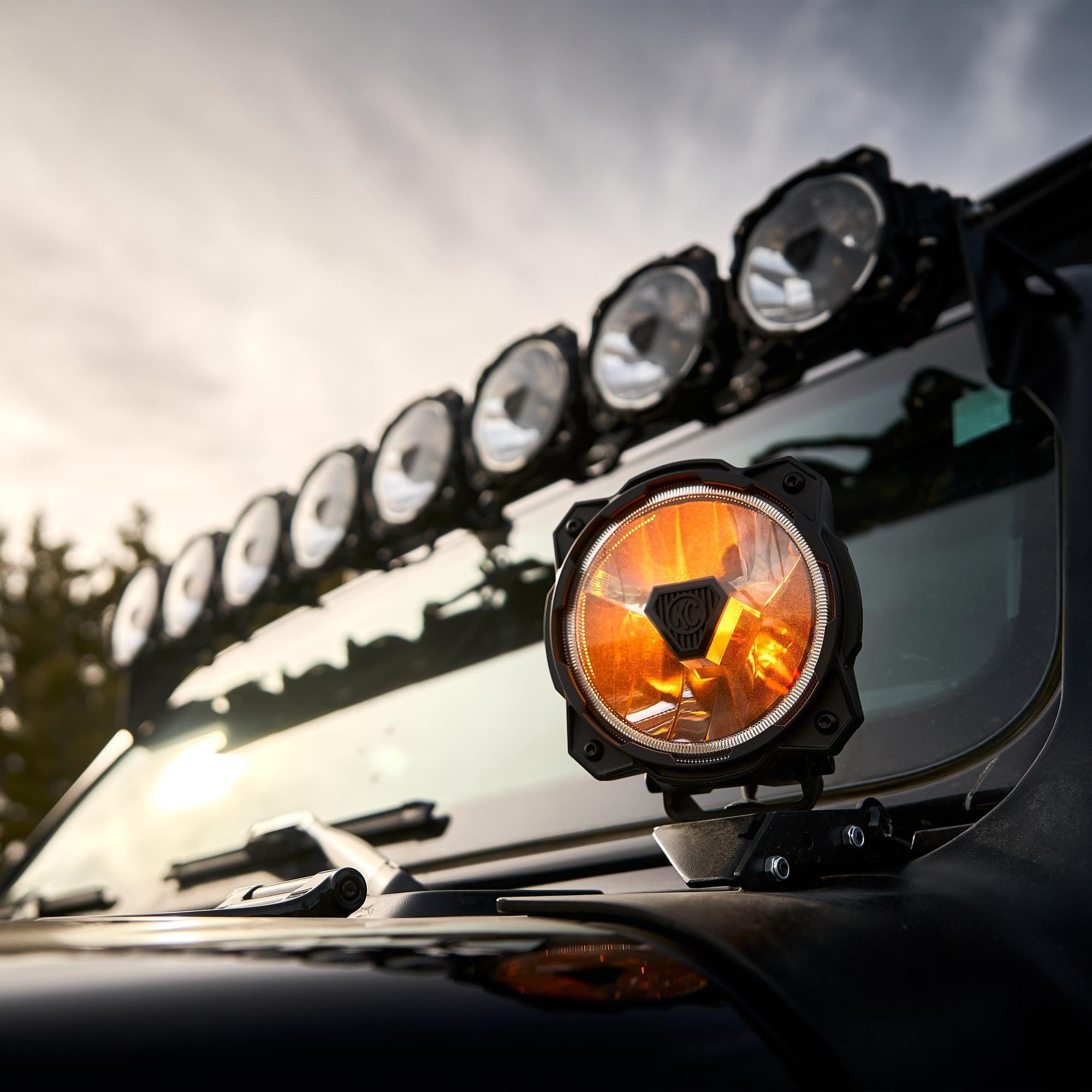 Titan™ KC Hilites Gravity® 6" LED - Pair Pack - Wide-40 Beam