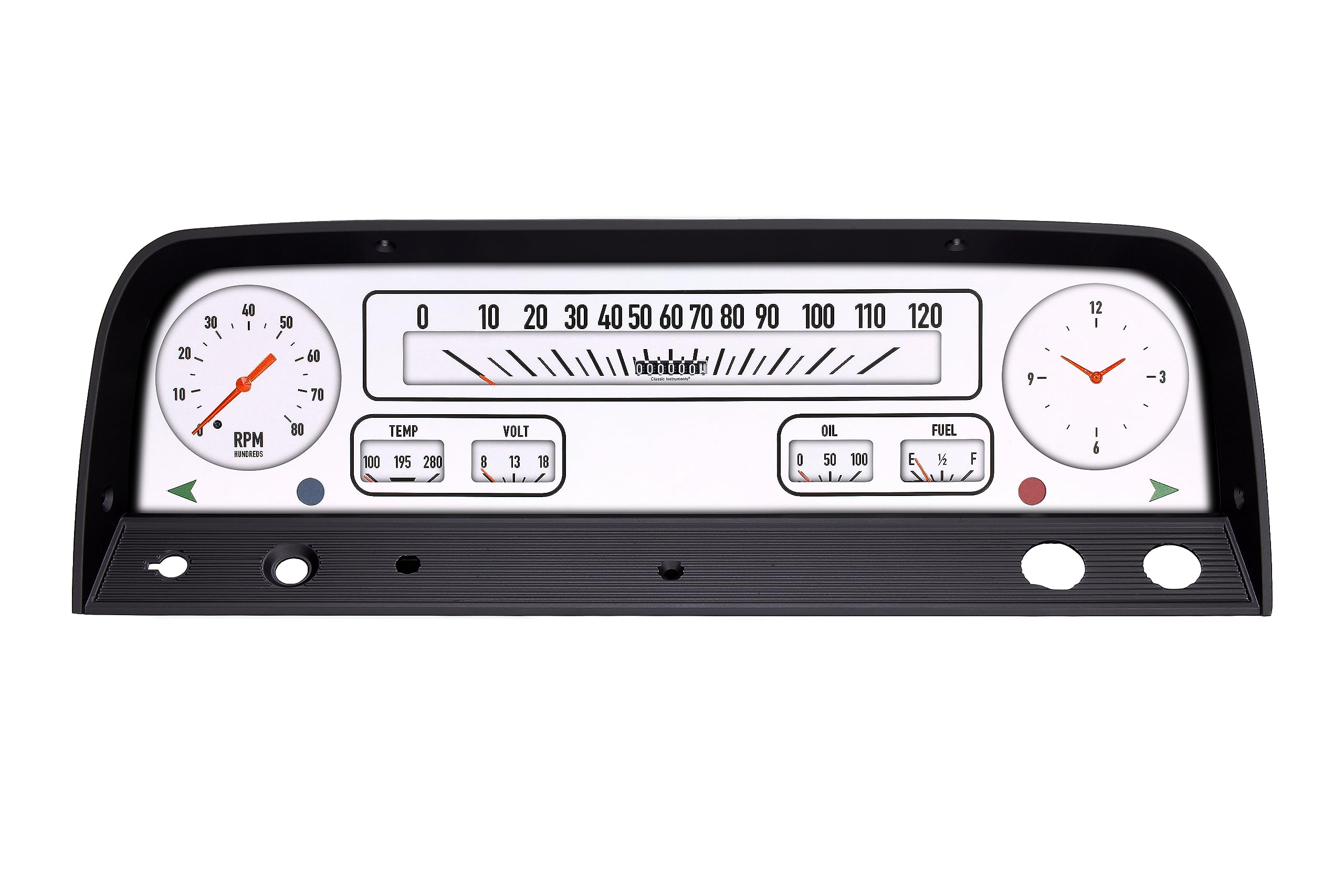 Classic Instruments Classic Truck Gauge Package CT64W White