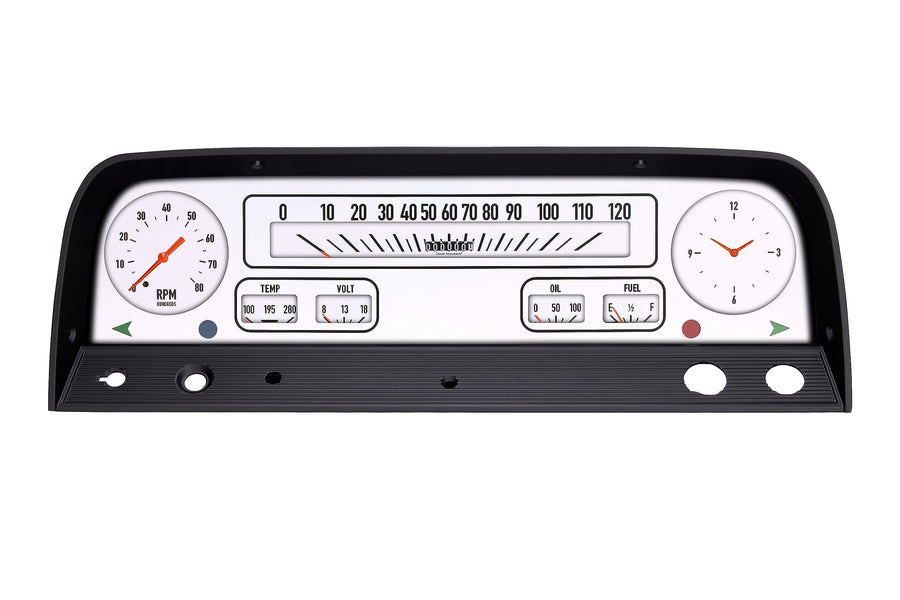 Classic Instruments Classic Truck Gauge Package CT64W White