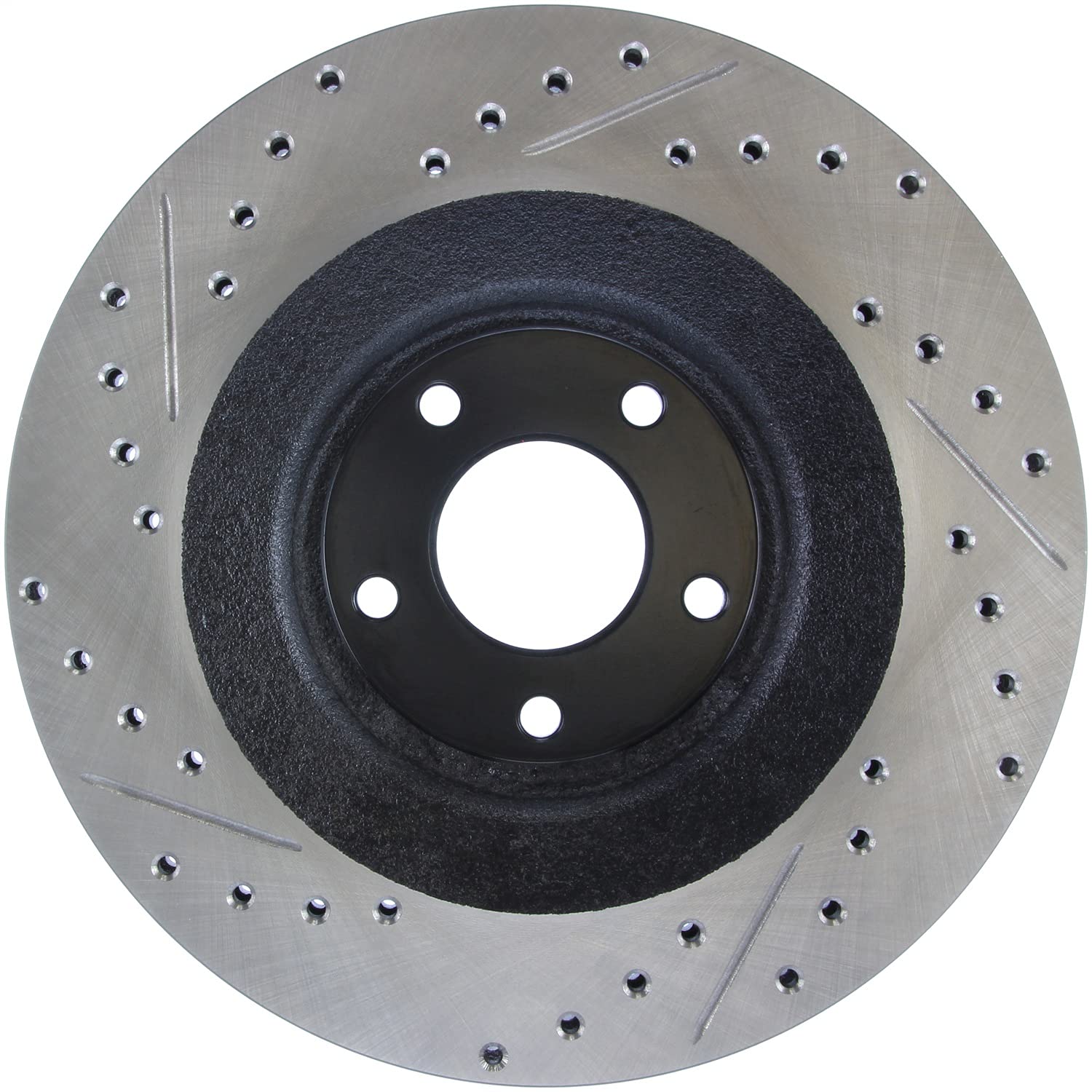 Sport Drilled/Slotted Brake Rotor StopTech 127.63072L (Front Left), 1 Pack