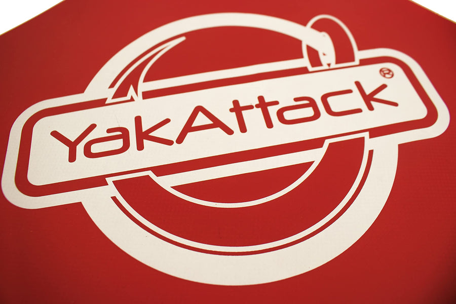 Get Hooked Logo YakAttack Tow Flag | Kayak Safety Flag for Vehicle Transport | Meets Road Visibility Requirements | CSPAI Compliant Vinyl | Easy to Attach | Made in USA