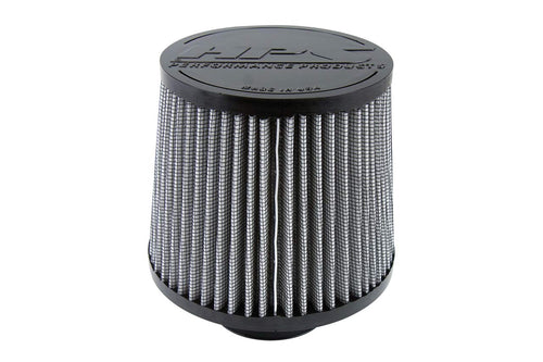 HPS Performance Air Filter 6" Element Length, 2.75" ID, 7.75" Overall Length, HPS-4274, Gray