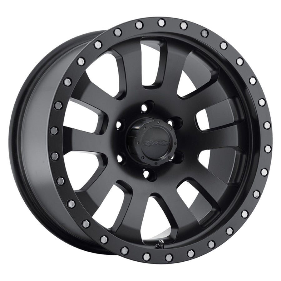 Alloys Pro Comp Series 36 Helldorado Wheel with Satin Black Finish (17x8"/6x5.5")