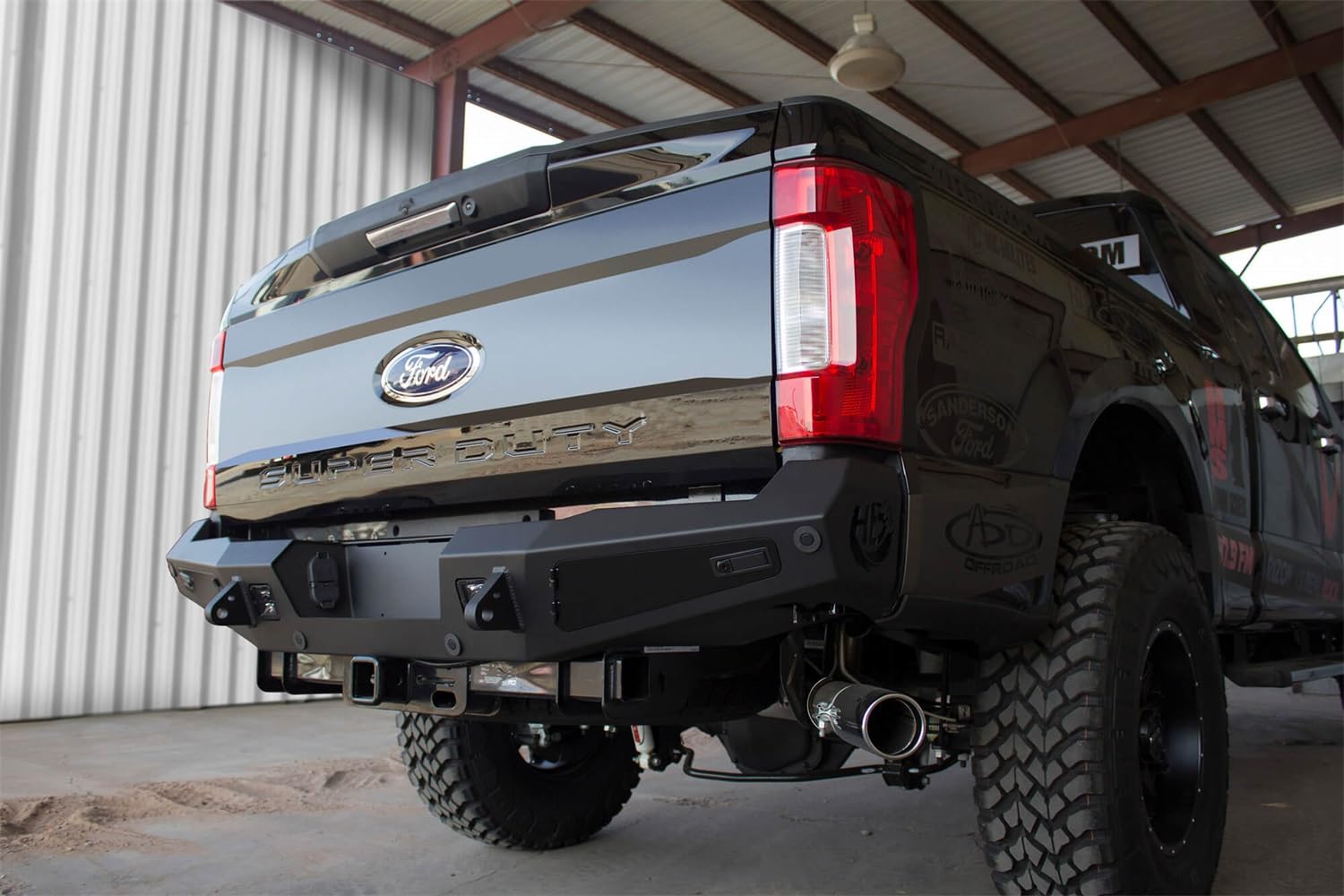 HoneyBadger Addictive Desert Designs Rear Bumper for Ford Super Duty