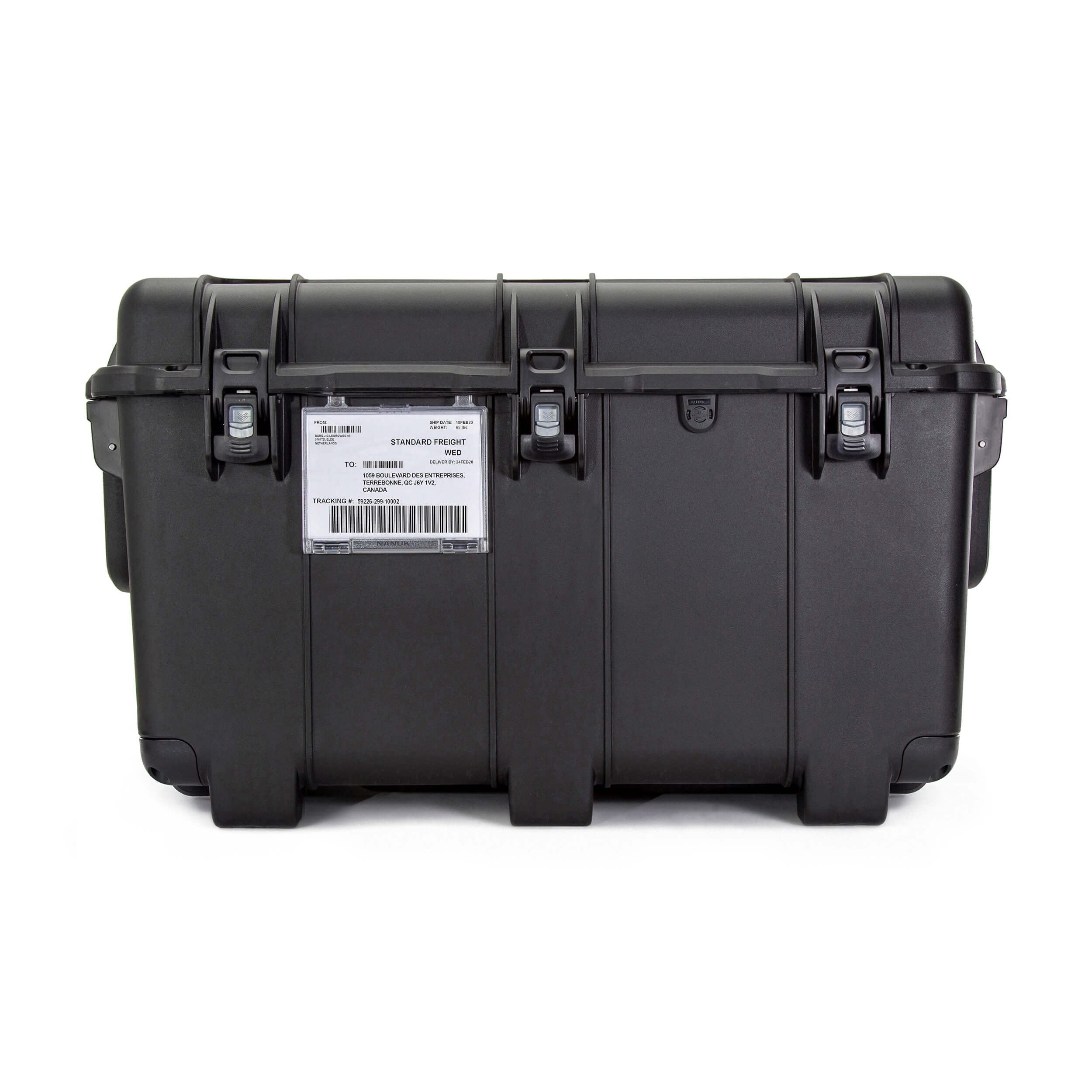 Nanuk 975 Case - No Wheels (T) wo Man Carry - BK 975T-0001