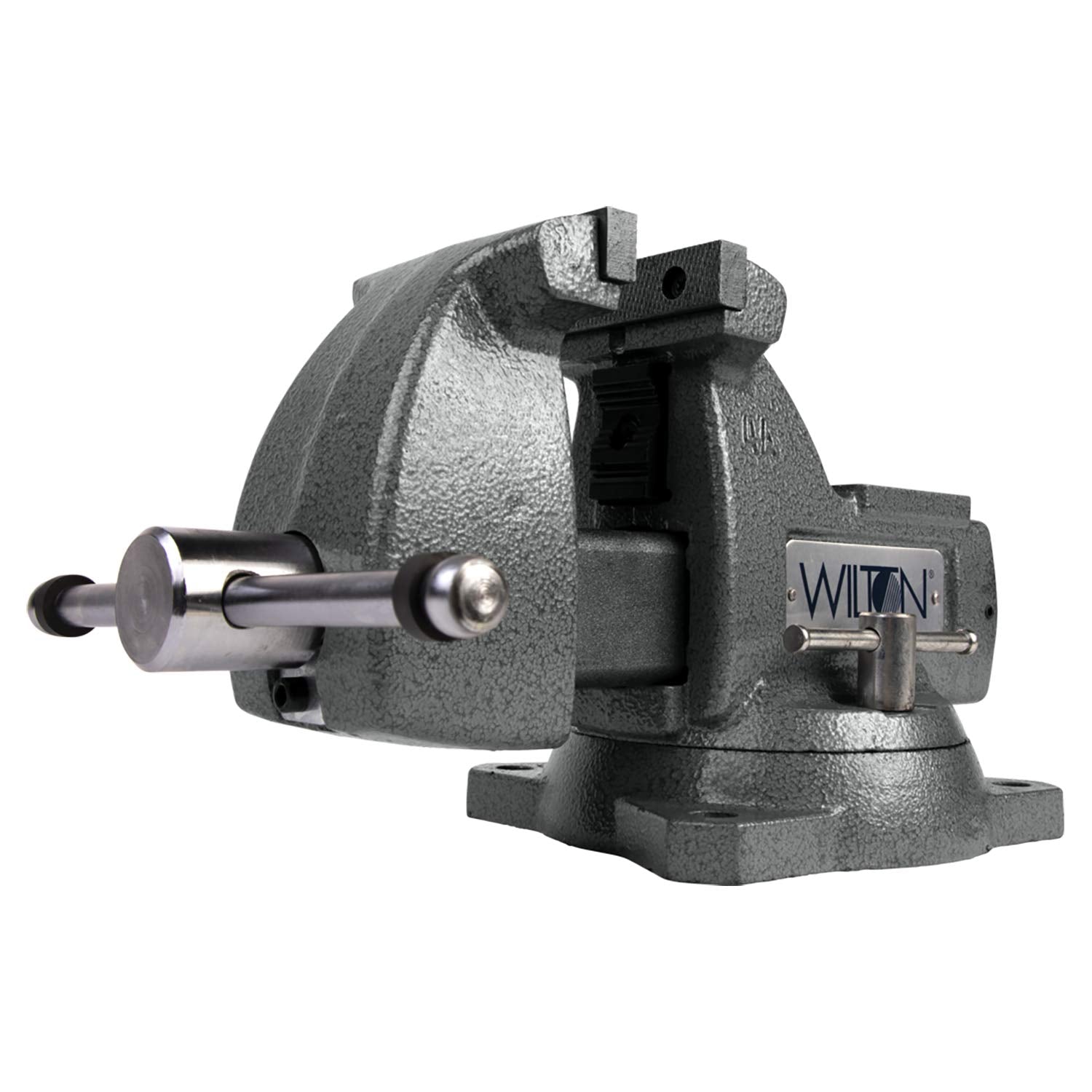 Wilton 4" Jaw Width Mechanics Bench Vise, 4-1/2" Jaw Opening, 3-7/16" Throat (Model 744)