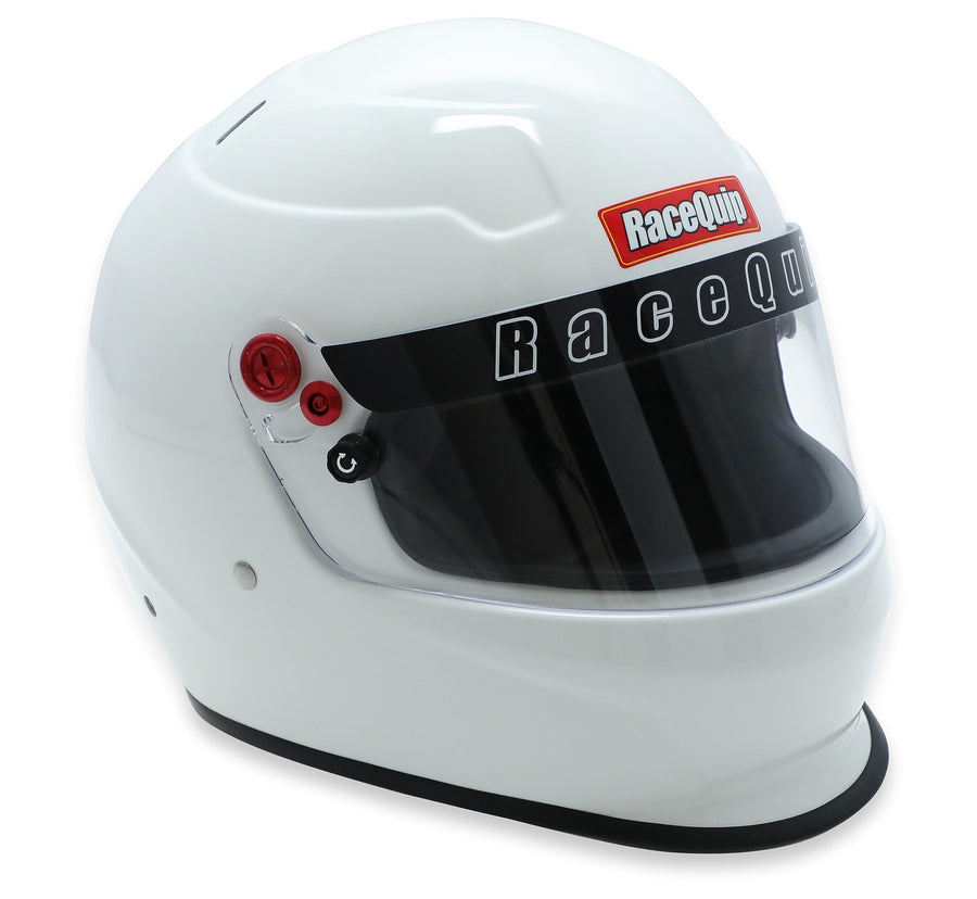PRO20 Series RaceQuip Full Face Helmet Snell SA2020 Rated Gloss White Medium 276113