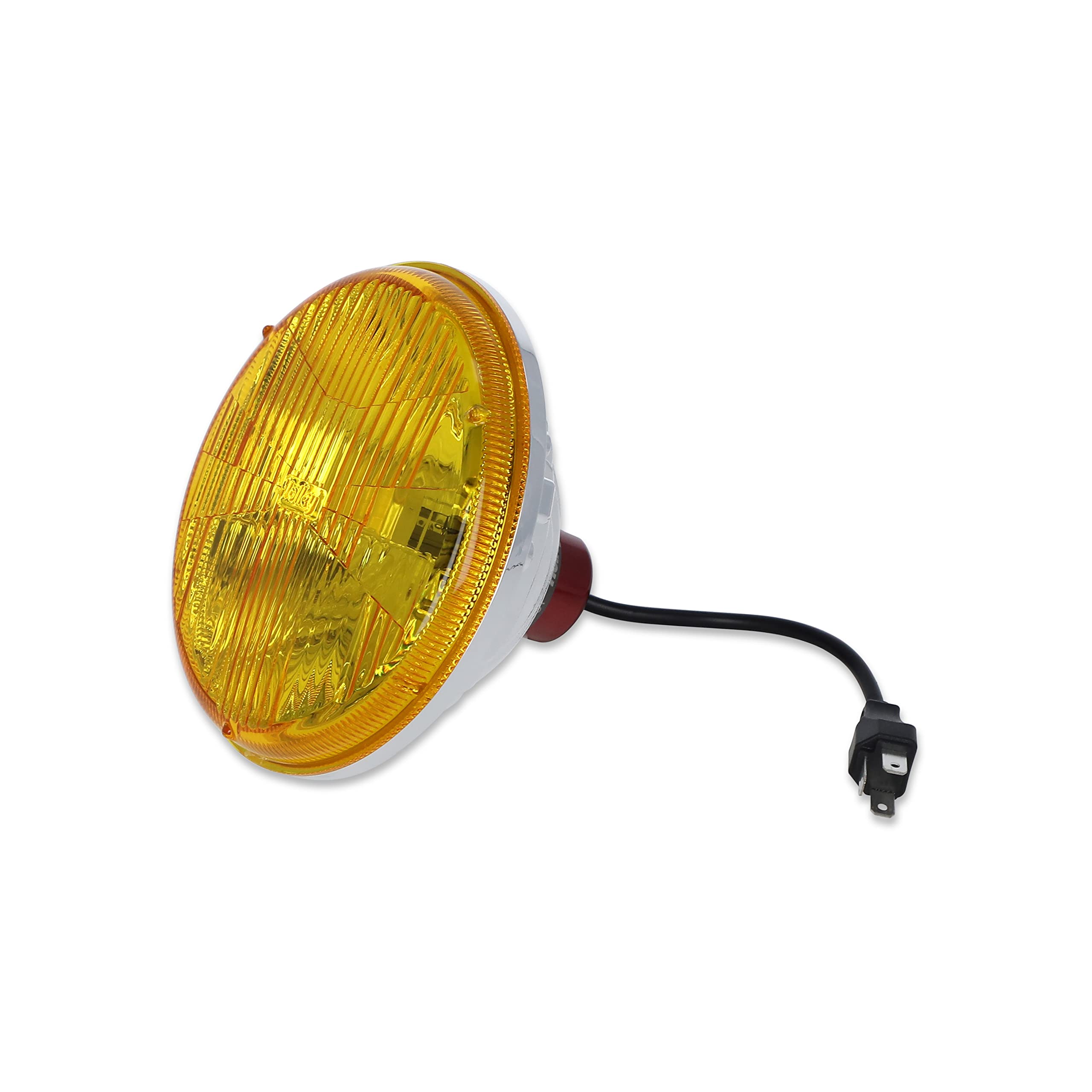 Yellow Lens Holley RetroBright LED Headlight (Utilizes 5700K Bulb)