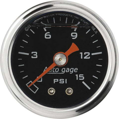 Autogage Auto Meter 2172 Fuel Pressure Gauge