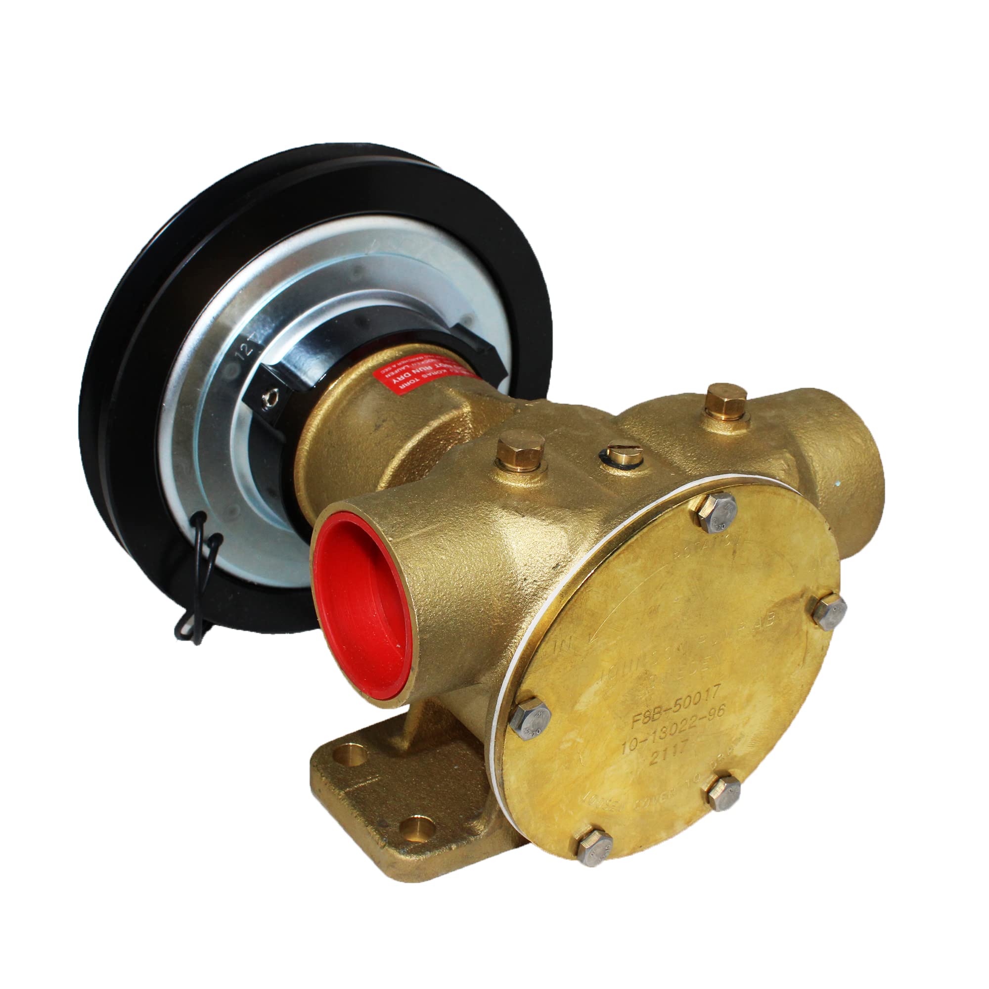 Heavy Duty Johnson Pump Electro-Magnetic Clutch Pump 10-13022-96-3 (U.S. Version, 2xB Pulley)