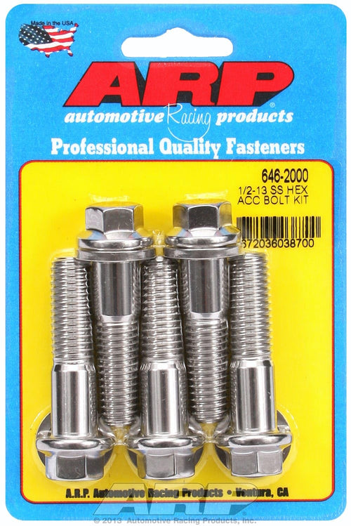 Hex Bolt ARP (646-2000), Stainless Steel
