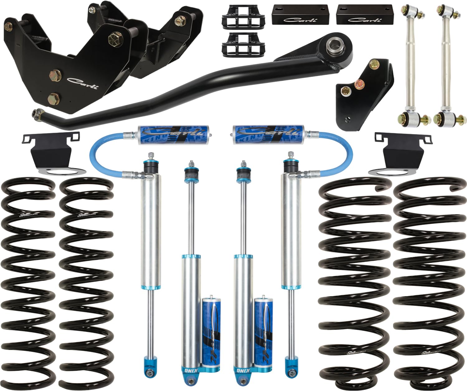 2.5 Carli Pintop Suspension System, Base, 3.25” Lift, 14-22 Ram 2500, Coil Rear