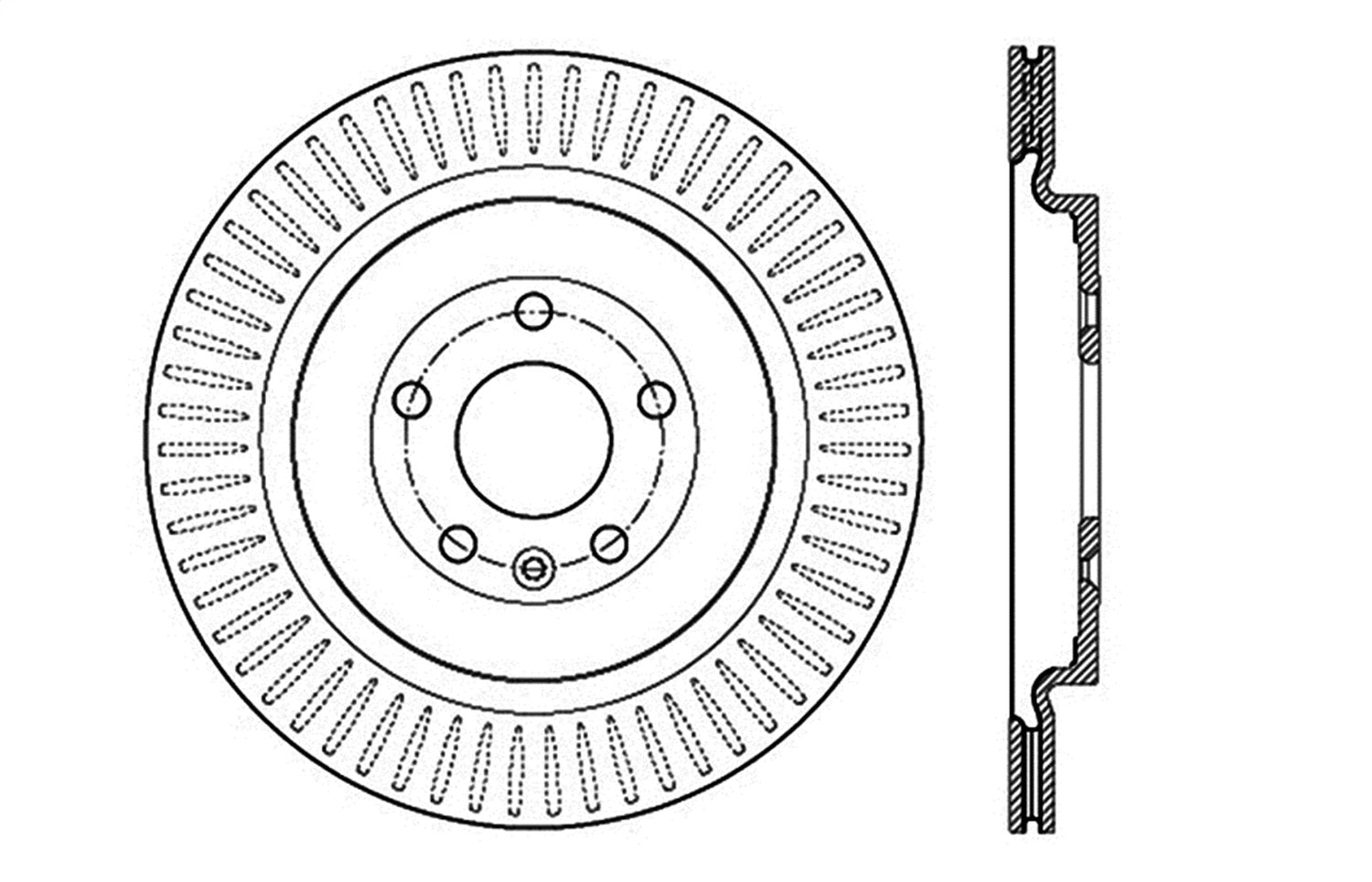 Sport Drilled/Slotted Brake Rotor StopTech 127.65137R (Rear Right), 1 Pack