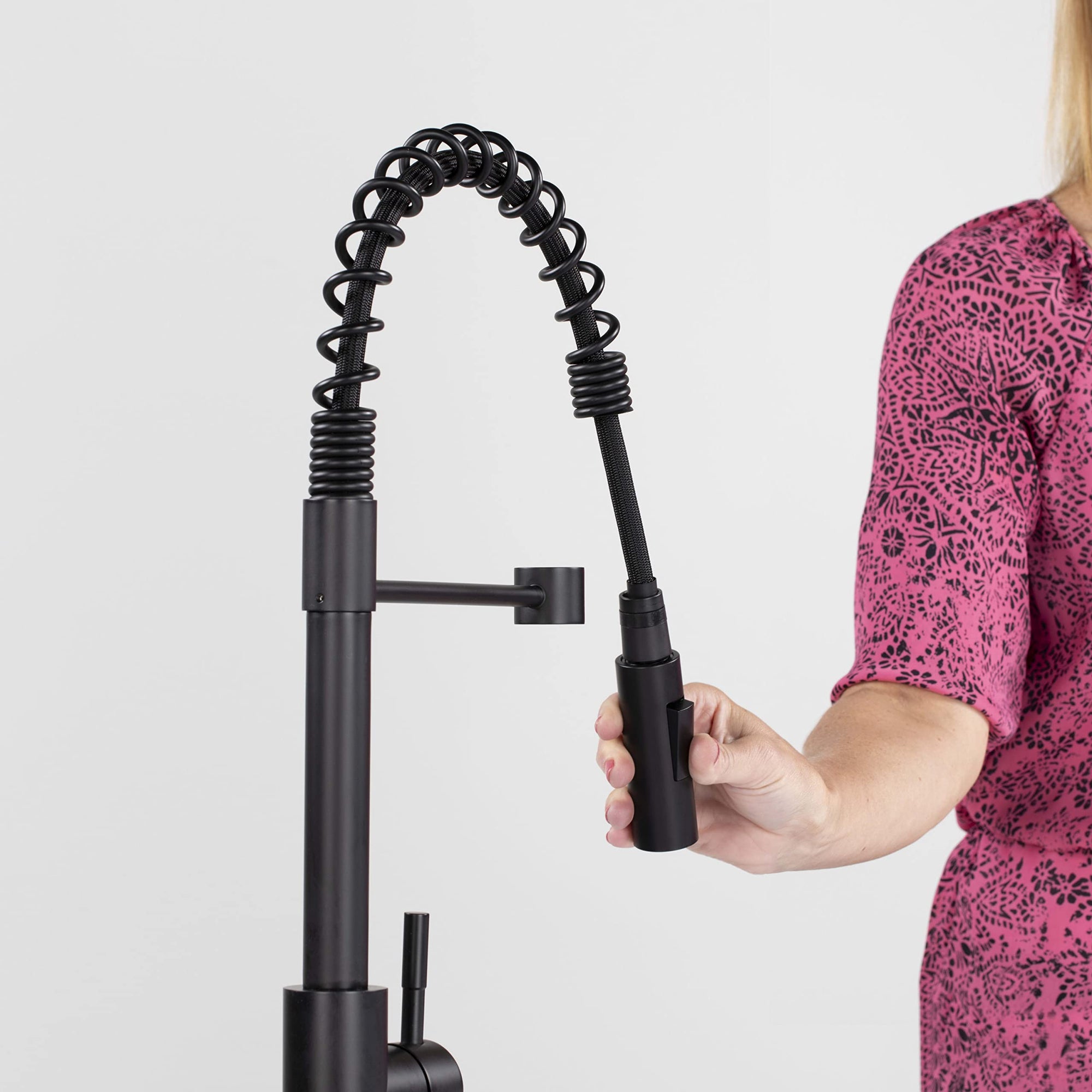 Lippert Coiled Pull Down Flow Max Kitchen Faucet for RVs and Residential,2021090598