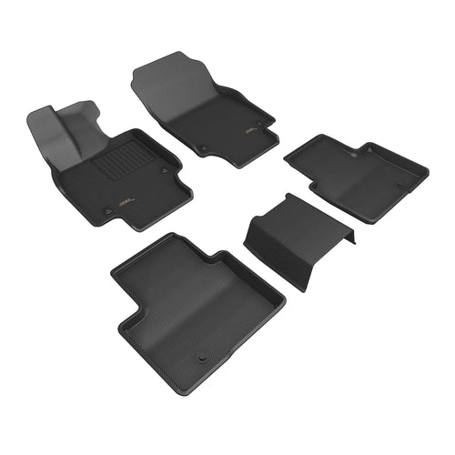 3D MAXpider Kagu Custom Fit Floor Mat (Black) Compatible with Toyota Crown 2023-2026 - Full Set