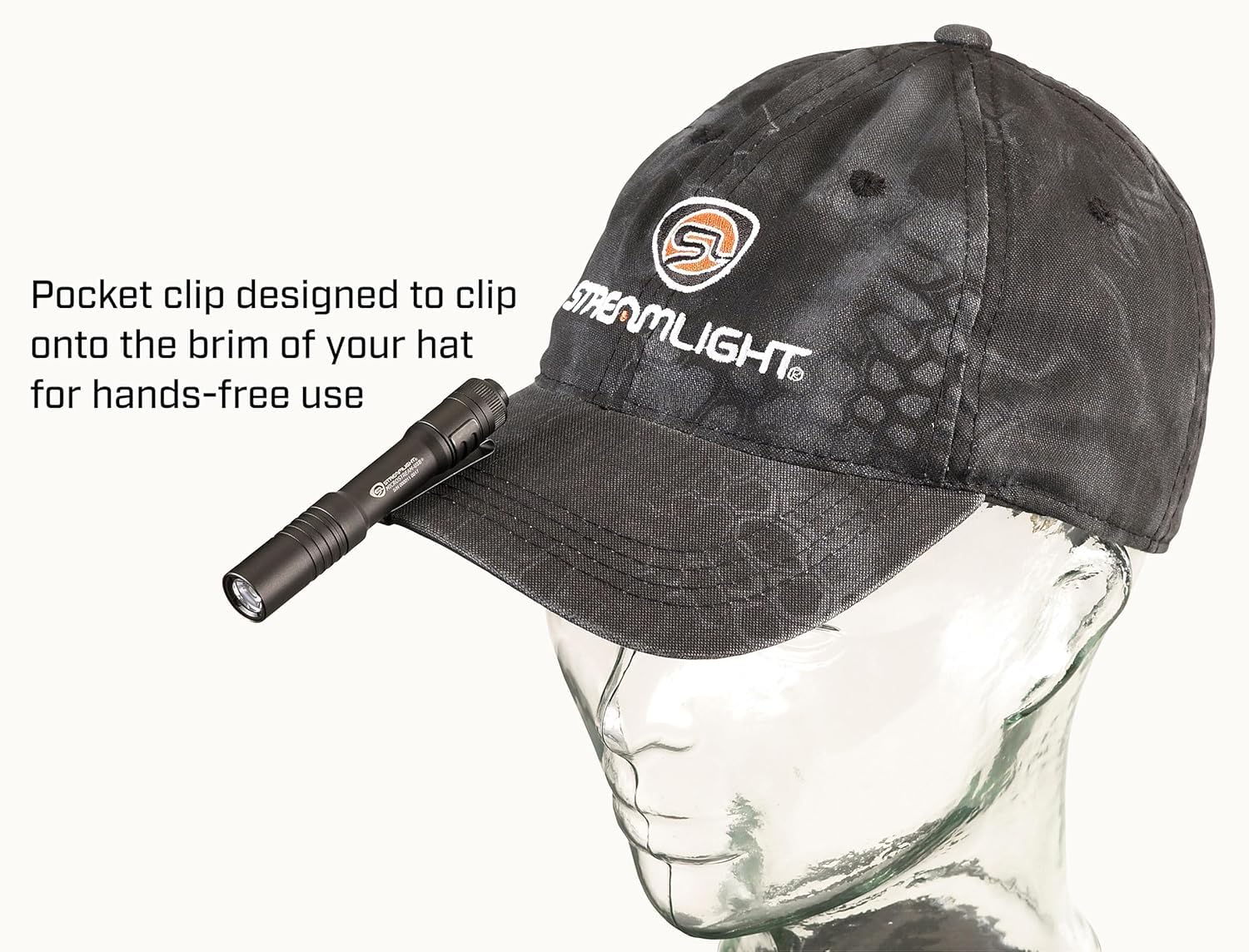 MicroStream Streamlight USB 250-Lumen 1150-Candela EDC Ultra-Compact Flashlight with Rechargeable Battery, Clear Retail Packaging, Red