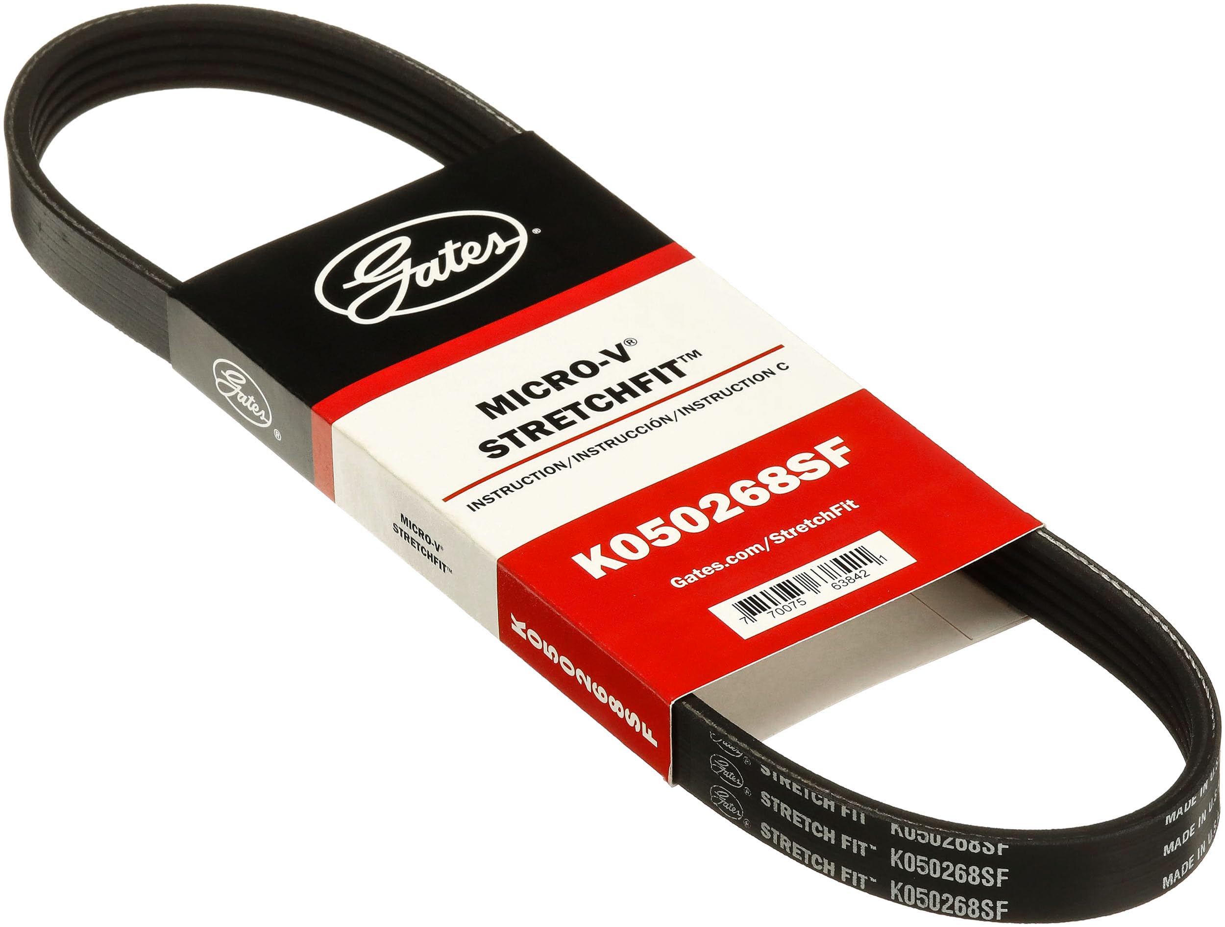 Gates Stretch Fit K050268SF Micro-V Serpentine Drive Belt
