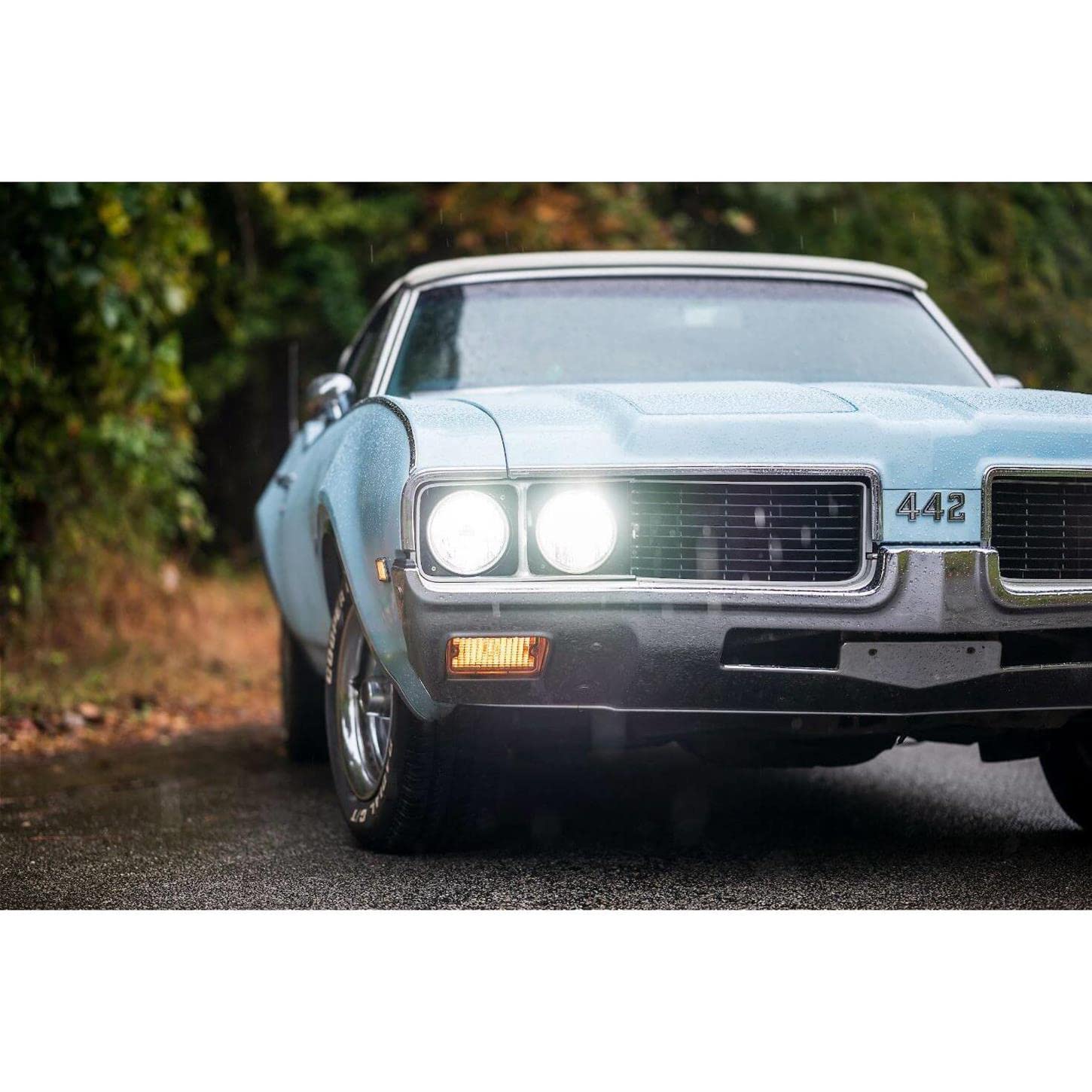 Holley LFRB145 RetroBright Hi/Low LED Headlight 5.75 in Modern White (5700K)
